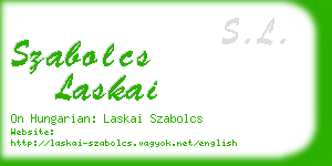 szabolcs laskai business card